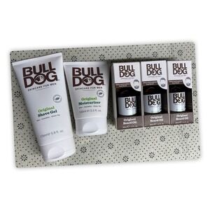 Bull Dog Men Skincare & Beard- Care Bundle, 5 Items
